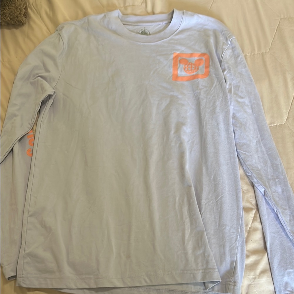 Disney World Long Sleeve with Orange Disney Logo